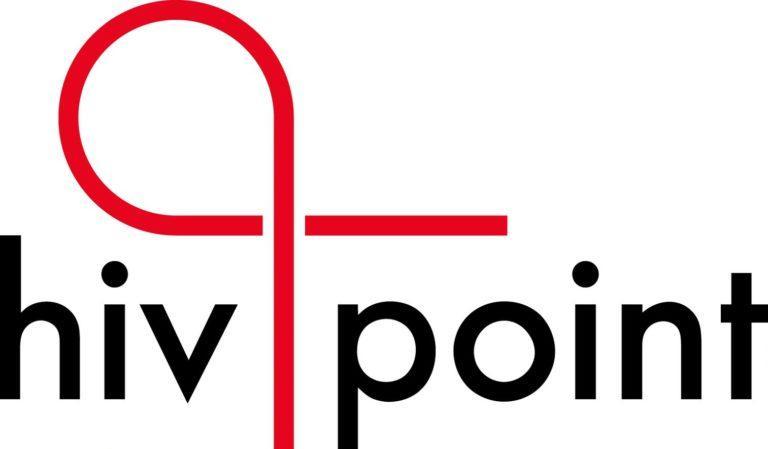 Palaute on meille tärkeää! Hivpointin logo mustalla tekstillä ja punaisella nauhalogolla.