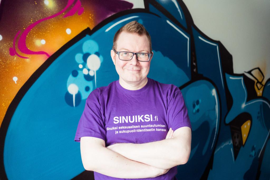 Mikko Ala-Kapee henkilökuvassa, Sinuiksi ry:n toiminnanjohtaja.
